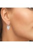 Lootkabazaar Korean Made Swarovski Drop Earring For Women (KHMSSJDES111814)